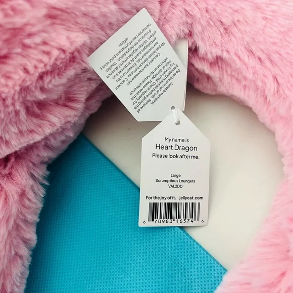 Jellycat Heart Dragon-Authentic,BNWT - Picture 5 of 8